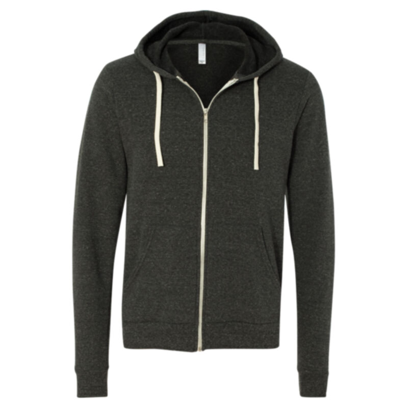 Unisex Triblend Sponge Fleece Full-Zip Sweatshirt Thumbnail