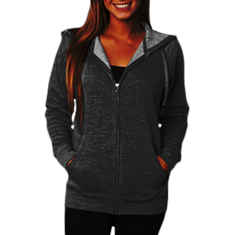 Unisex Special Blend Raglan Hooded Full-Zip Sweatshirt Thumbnail