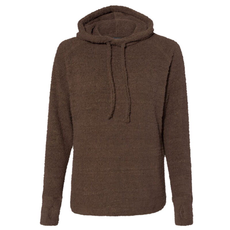 Teddy Fleece Women's Pullover with Scuba Hood Thumbnail
