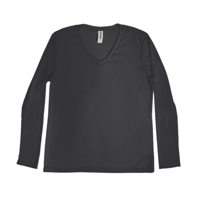 AI302 Women's V-Neck Long Sleeve Expert Tee Thumbnail