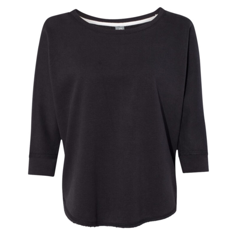 Women's Lounge Fleece Dolman Crewneck Sweatshirt Thumbnail