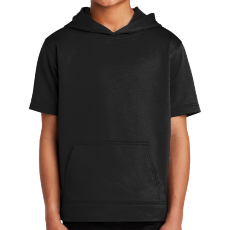 ® Youth Sport Wick ® Fleece Short Sleeve Hooded Pullover Thumbnail