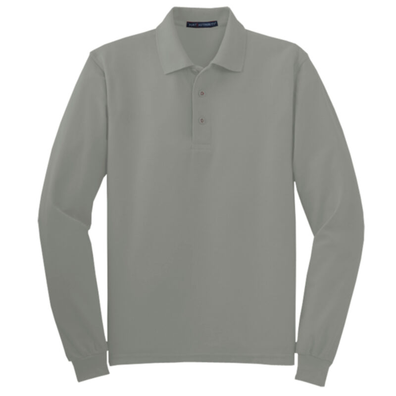 Tall Silk Touch™ Long Sleeve Polo Thumbnail