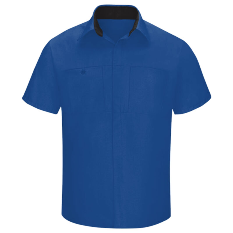 Men's Performance Plus Short Sleeve Shop Shirt with Oilblok Technology Thumbnail