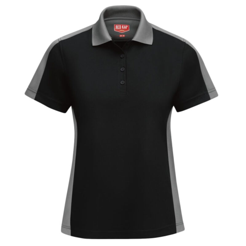 Women's Short Sleeve Performance Knit Two-Tone Polo Thumbnail