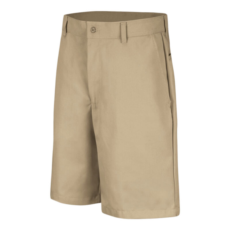 Cotton Casual Plain Front Shorts Thumbnail