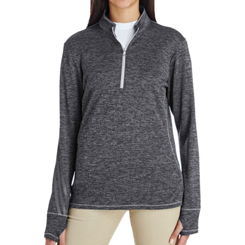Women's Brushed Terry Heather Quarter-Zip Thumbnail