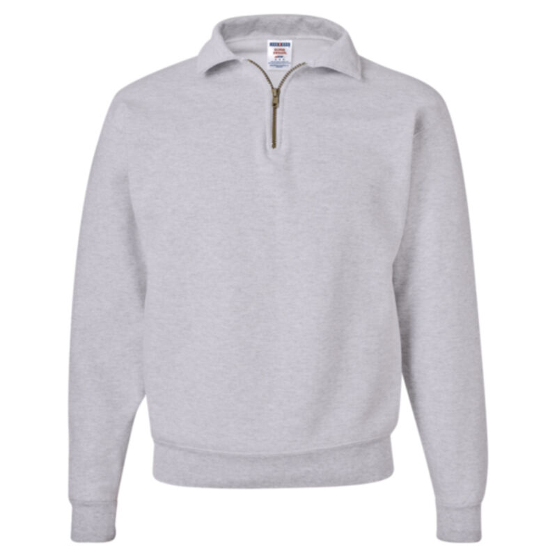 SUPER SWEATS Quarter-Zip Cadet Collar Sweatshirt Thumbnail