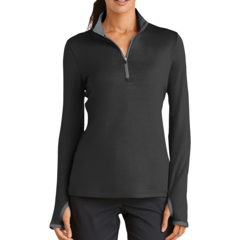 Ladies Dri FIT Stretch 1/2 Zip Cover Up Thumbnail
