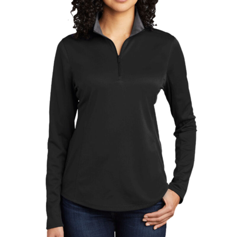 ® Ladies Silk Touch ™ Performance 1/4 Zip Thumbnail