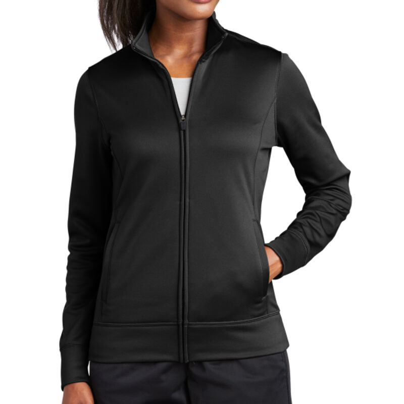Ladies Sport Wick ® Fleece Full Zip Jacket Thumbnail